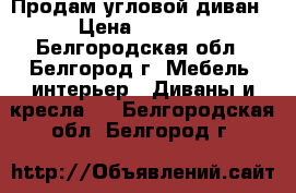 Продам угловой диван › Цена ­ 3 500 - Белгородская обл., Белгород г. Мебель, интерьер » Диваны и кресла   . Белгородская обл.,Белгород г.